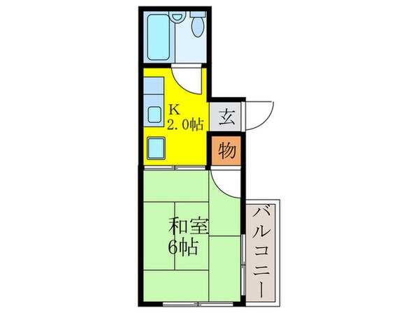 シャトー宮原一番館の物件間取画像